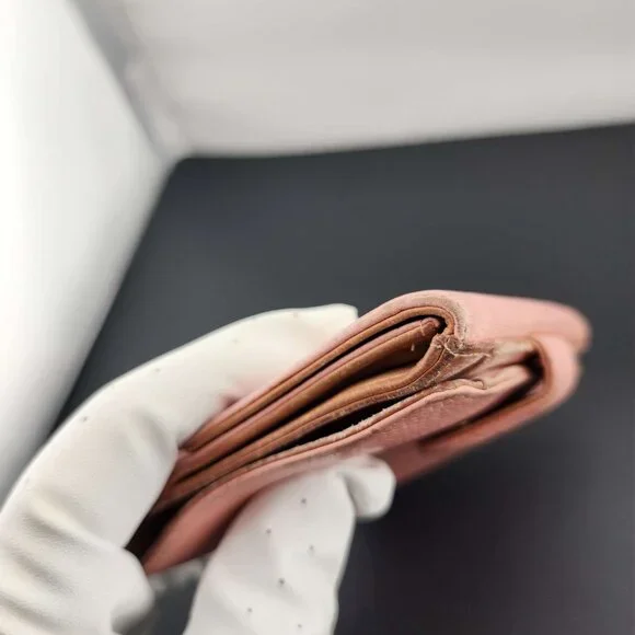 CHANEL Pink Caviar Skin CoCo Mark Bifold Wallet & Coin Purse - Picture 11 of 14